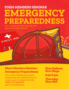 FDKM May Member Seminar - Emergency Preparedness